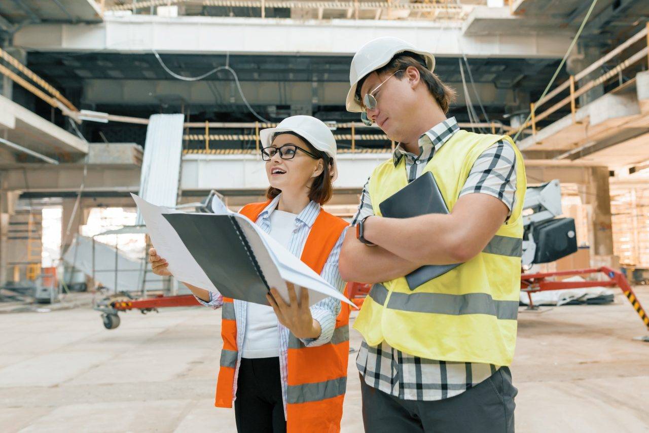 female construction inspector