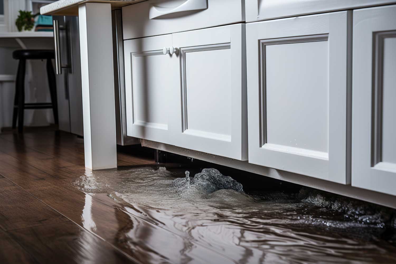 kitchen flood emergency